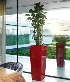 LECHUZA® CUBICO ALTO, All-in-One-Set, Ca. B40/H105/T40 Cm 6 LECHUZA® CUBICO ALTO, All-in-One-Set, Ca. B40/H105/T40 Cm -Garten Und Außenbereich 6962278 WE MO 01 CUBICOAltoRot