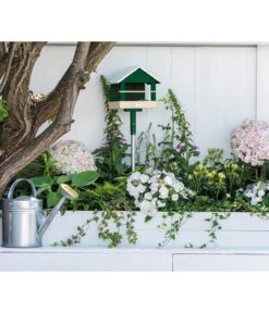 Dehner Natura Vogelfutterhaus CLiCK, Ca. B25/H23/24T Cm -Garten Und Außenbereich 6968325 WE MO 002 NaturaClickVogelfutterhaus