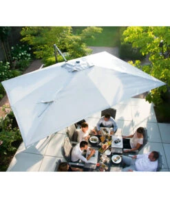 Siena Garden Ampelschirm Cirrus, Quadratisch, Ca. B350/T350 Cm -Garten Und Außenbereich 6987994 WE MO 001 SienaGardenCirrus350x350cm